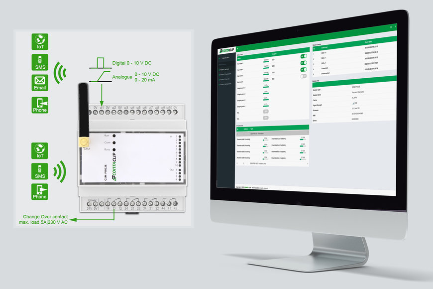 CONTA-SUPERVISION IoT portal for remote monitoring and control via web and app